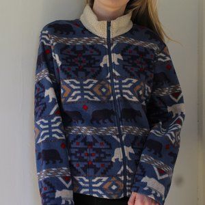 Vintage Bear Fleece Sweater